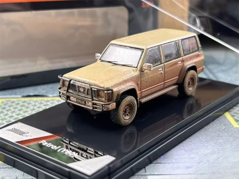 Shadow Pro 1/64 Patrol Y60 SUV Legering Motorvoertuig Diecast Modellen Auto Speelgoed Collectie Jongen Kerstcadeaus