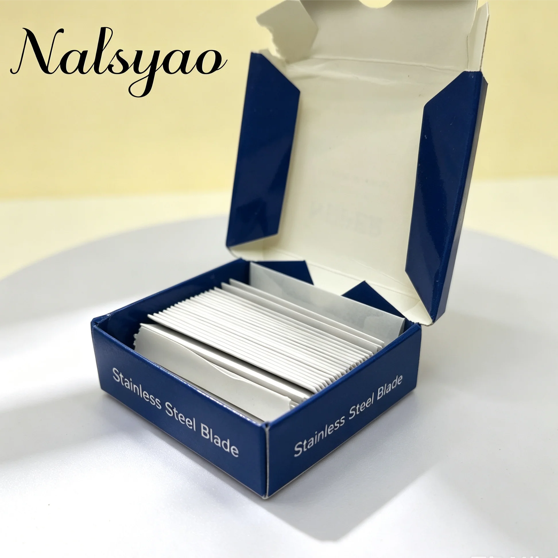 Barber Shaving Tools 10/100PCS Single-sided Razor Blade Stainless Steel Razor Blades Men Shaving Shaver Manual Razor Blade.