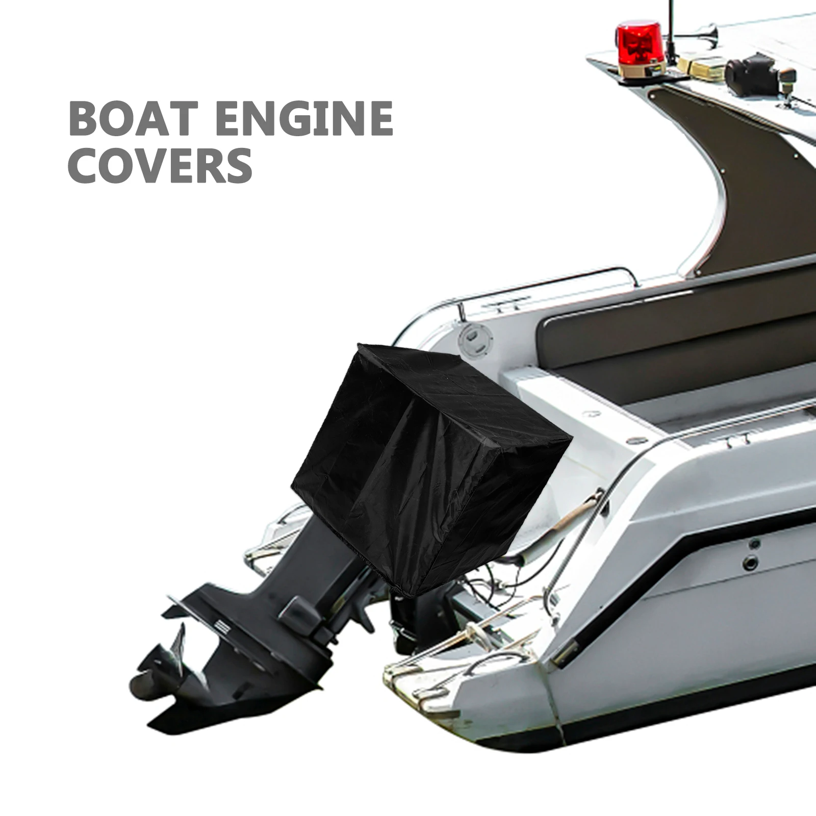

210D Oxford Cloth Boat Motor Cover 62x36x49cm Protection Waterproof Dustproof Outboard Engine Muff Kayak Canoe Fishing