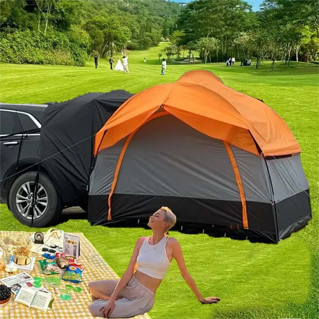 Car Tent, Tailgate Shade Awning Tent for Camping, Vehicle Camping Tents Outdoor Travel suv tents for camping suv tent