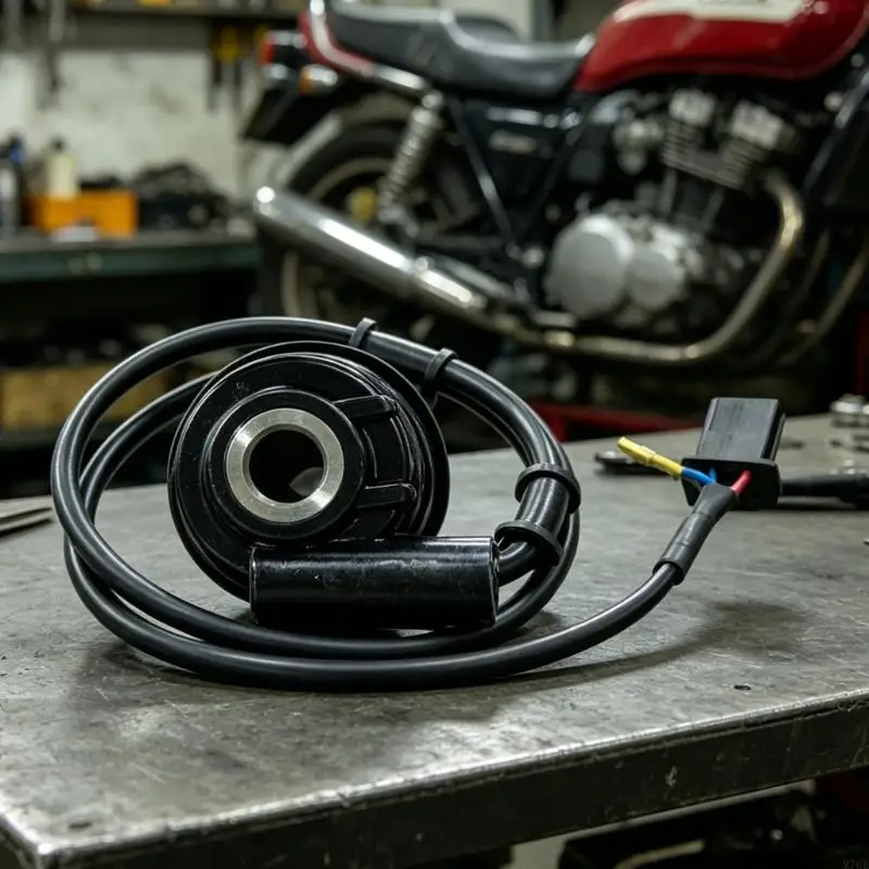 M76E Motorrad-Geschwindigkeitssensor mit Kabelbaum für Reparaturarbeiten – Detail 2