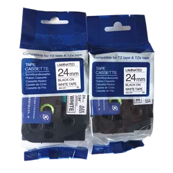 Mixed TZe-251 TZ-651 Label Tape Compatible Handmade Sticker Aze-651 For P Touch Label Printer Cable Marker Printer PT-9500PC