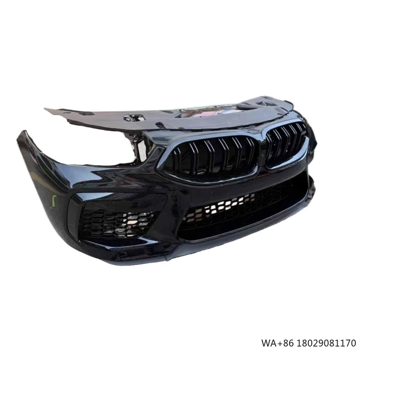 

Modern Carbon Fiber Bumper with Cut-Outs for M8 G14 G15 G16 Series New & Used Front Auto Tow Hook Protection Replacement