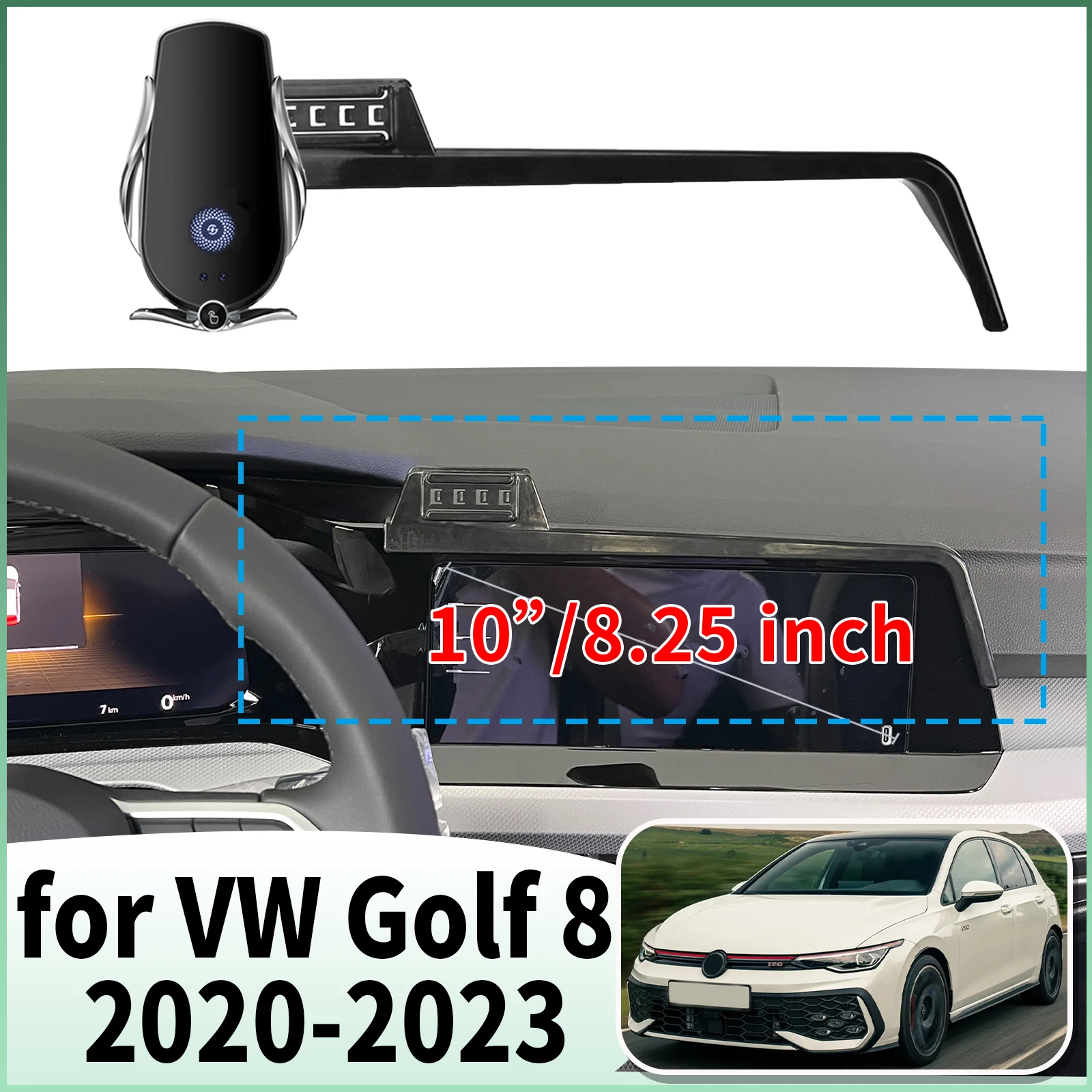

fit for VW Golf 8 MK8 2020 2021 2022 2023 Specific Dashboard Navigation Phone Holder Mount Design Car​​ accessoires