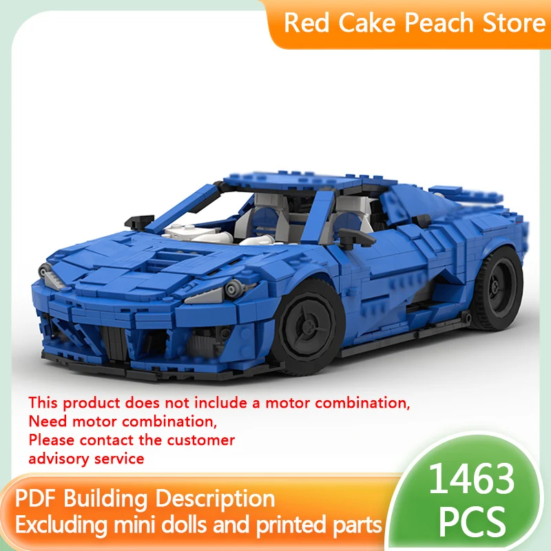 

Модель скоростного гоночного автомобиля MOC, строительные кирпичи, верхний уровень, спортивный автомобиль, модульная технология, детские праздничные подарки, сборка игрушек, костюм