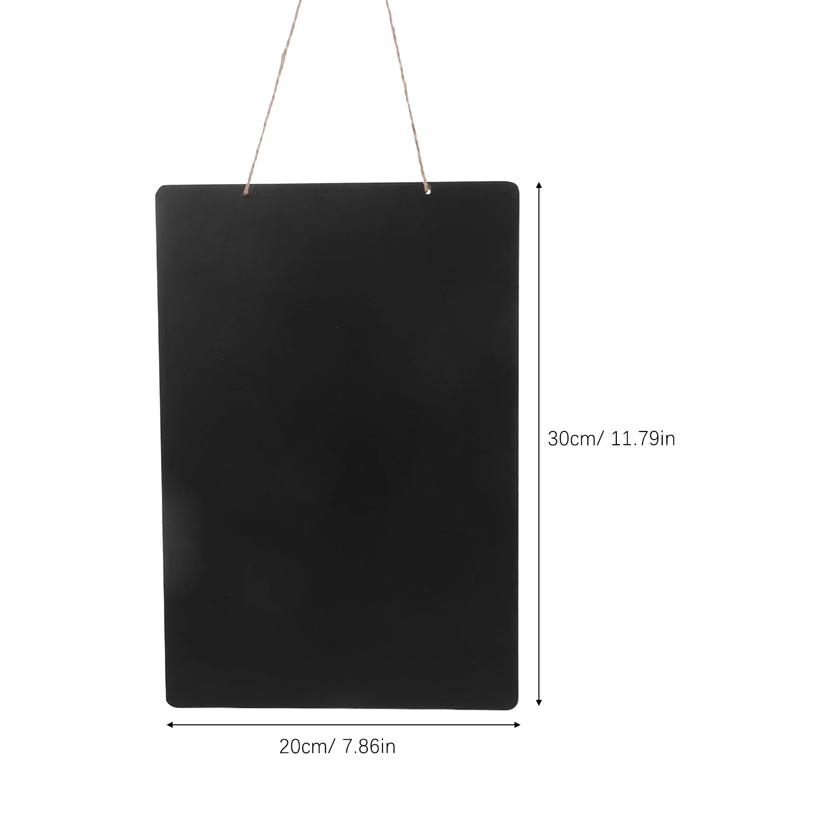 Dual Sided Hanging Chalkboard Sign Wall Mount Erasable Memo Board for Home Office School Creative Writing Notice Display