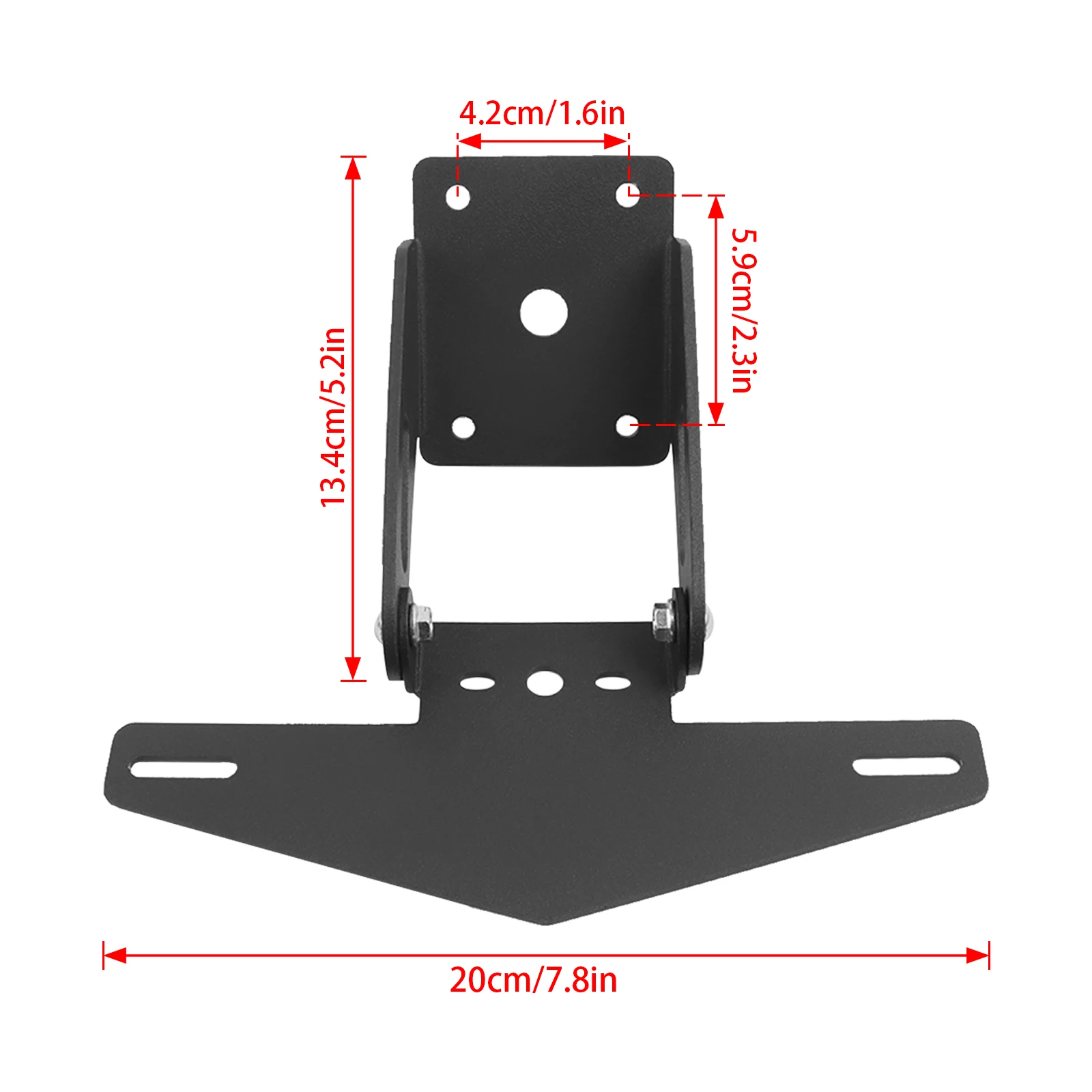 لكاواساكي نينجا 650 Z650 Z 650 2017-2025 2024 ﻿   دراجة نارية درابزين الذيل مرتب الخلفية لوحة ترخيص حامل قوس Led/بدوره الضوء