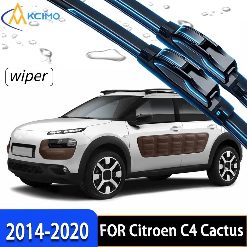 

Premium High-Performance Front Windscreen Wiper Blades with Durable Rubber, Direct Fit for Citroen C4 Cactus 2014-2020