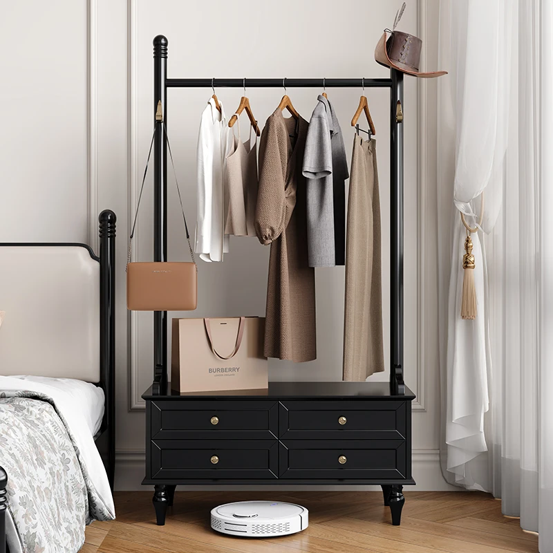 

Floor-to-ceiling bedside table, coat rack, bedroom hanger, locker integrated