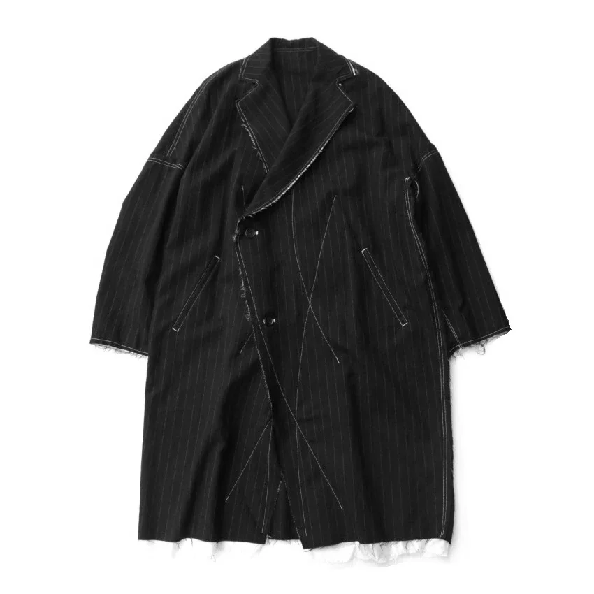 

YOJI OOAK оригинальный дизайн, однобортная повседневная куртка с японским принтом для мужчин Wo