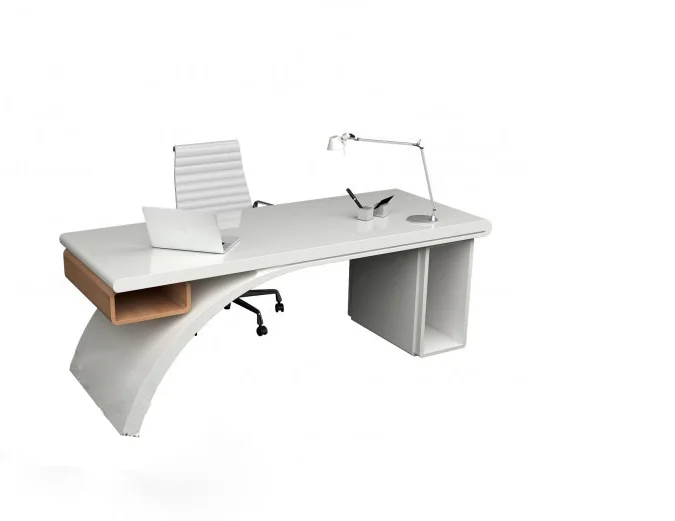 Computer desk, Nordic boss manager, special-shaped desk, paint desktop