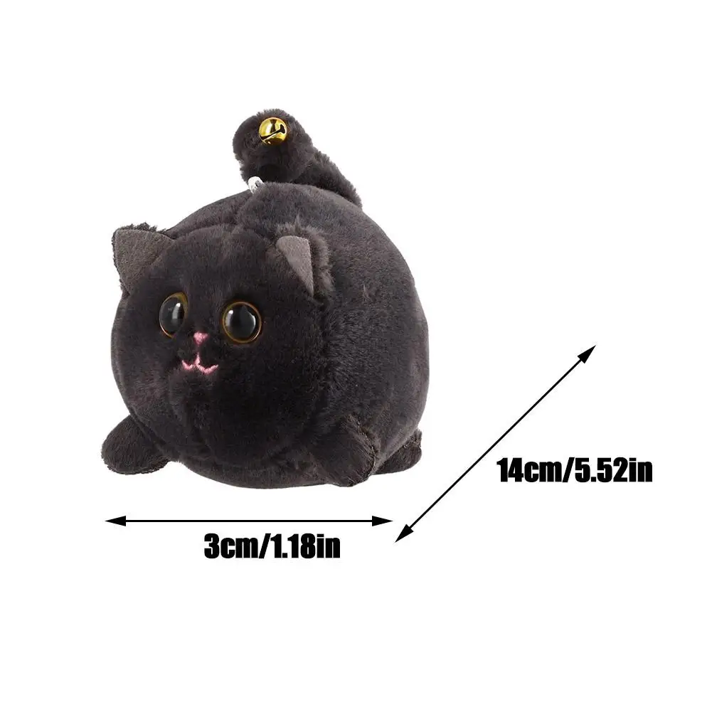 Juguete de peluche de gato Kawaii Wag Tail, Animal relleno suave y cómodo, movimiento y columpio, muñeco de gato giratorio, juguete para regalo, adornos para el hogar