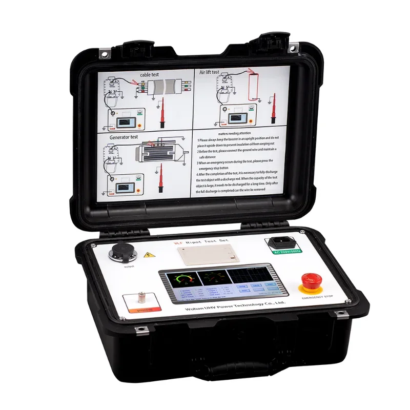 HTDP-H Laboratories Equipment VLF Hi-pot Tester Ultra-low frequency 80kV VLF AC Hipot Test Set