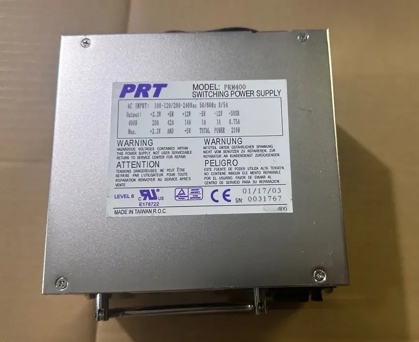 PRT PRM400  power supply