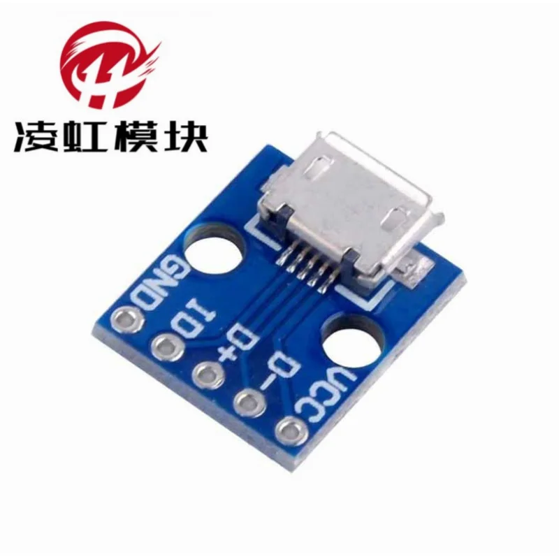 MCU-micro USB Interface Socket Power Supply Transform Interface Bread Board 5VPower Module Development Board