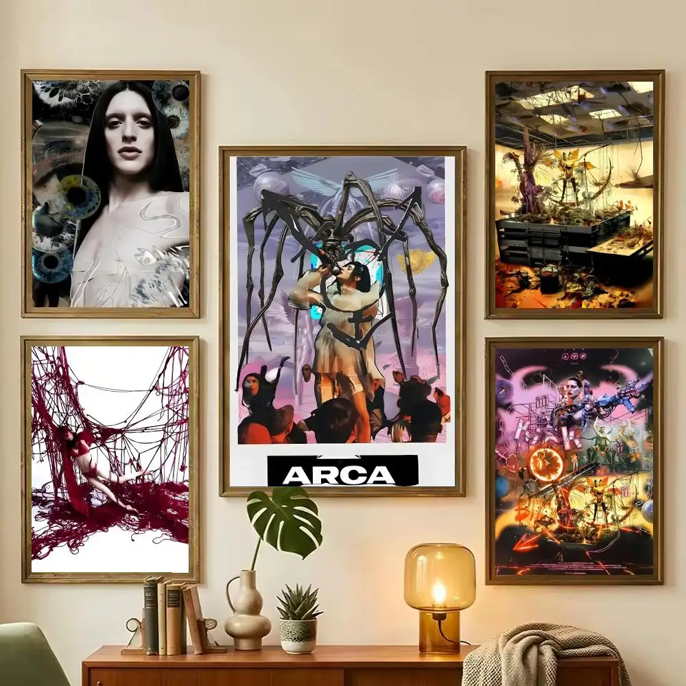 Arca Kick IIIII Singer Painting Calligraphy Stylish Wall Art Poster, Bedroom Living Room Home Decor Gift