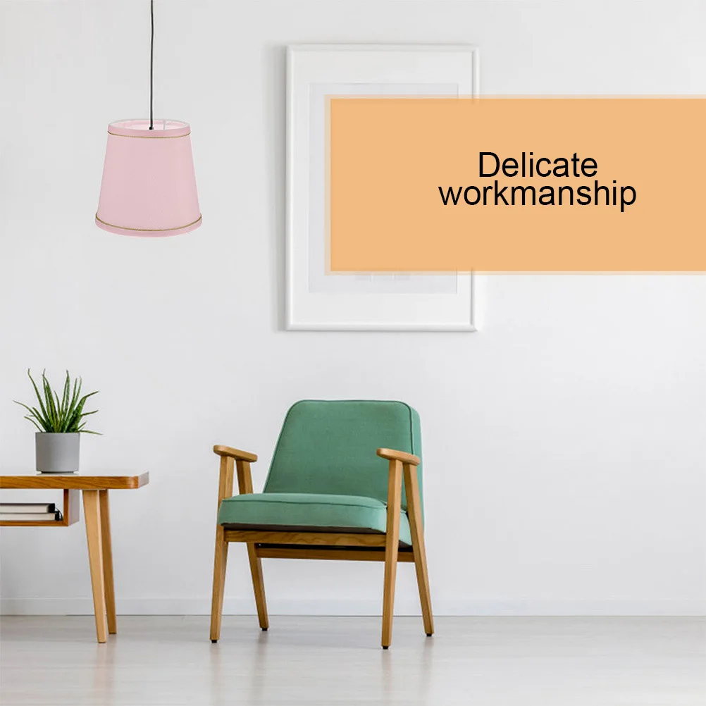 

2pcs Lamp Shades Cloth Fabric Replacement Covers For Table Floor Bedside Lamps Chandeliers Dustproof Decorative Ceiling Lamp