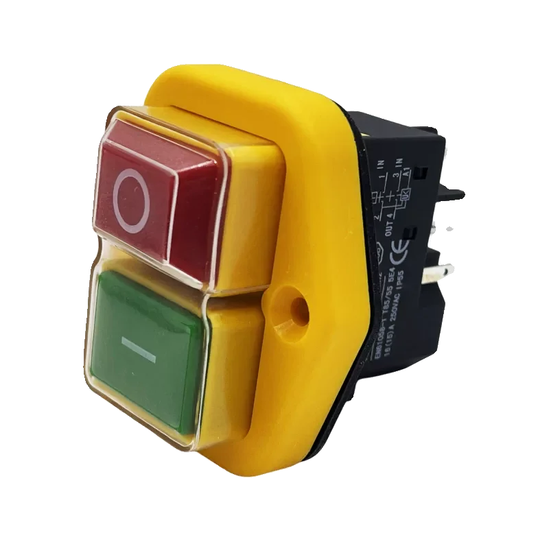 1PC Electromagnetic Circuit Breaker for Concrete Mixer  5-Pin 220-250V IP55 Waterproof Electrical Switch for Construction E