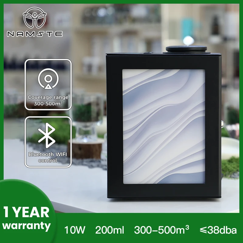 

500 м3 ароматический диффузор, ароматизатор для комнаты, духи, эфирные масла с функцией вставки рекламы, освежитель воздуха, WIFI, Bluetooth, коммерческий