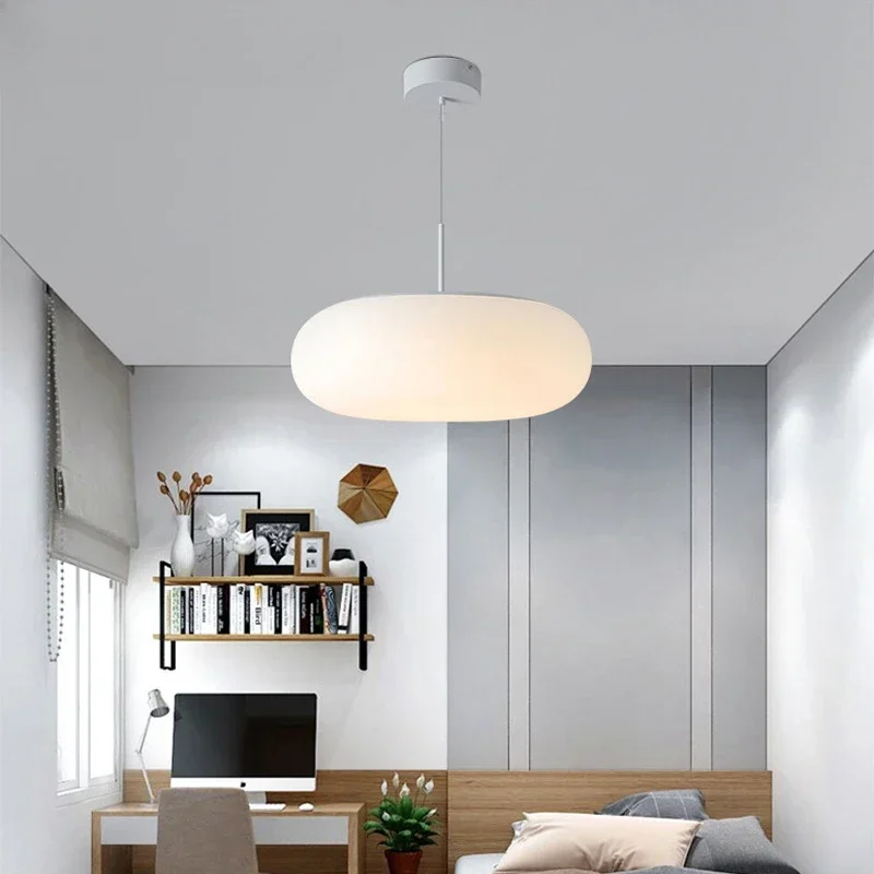 Imagem -02 - Nordic Cream Estilo Led Pendant Lights Lustres Quentes Lâmpada Romântica para Sala de Estar Sala de Jantar Quarto Decoração de Casa