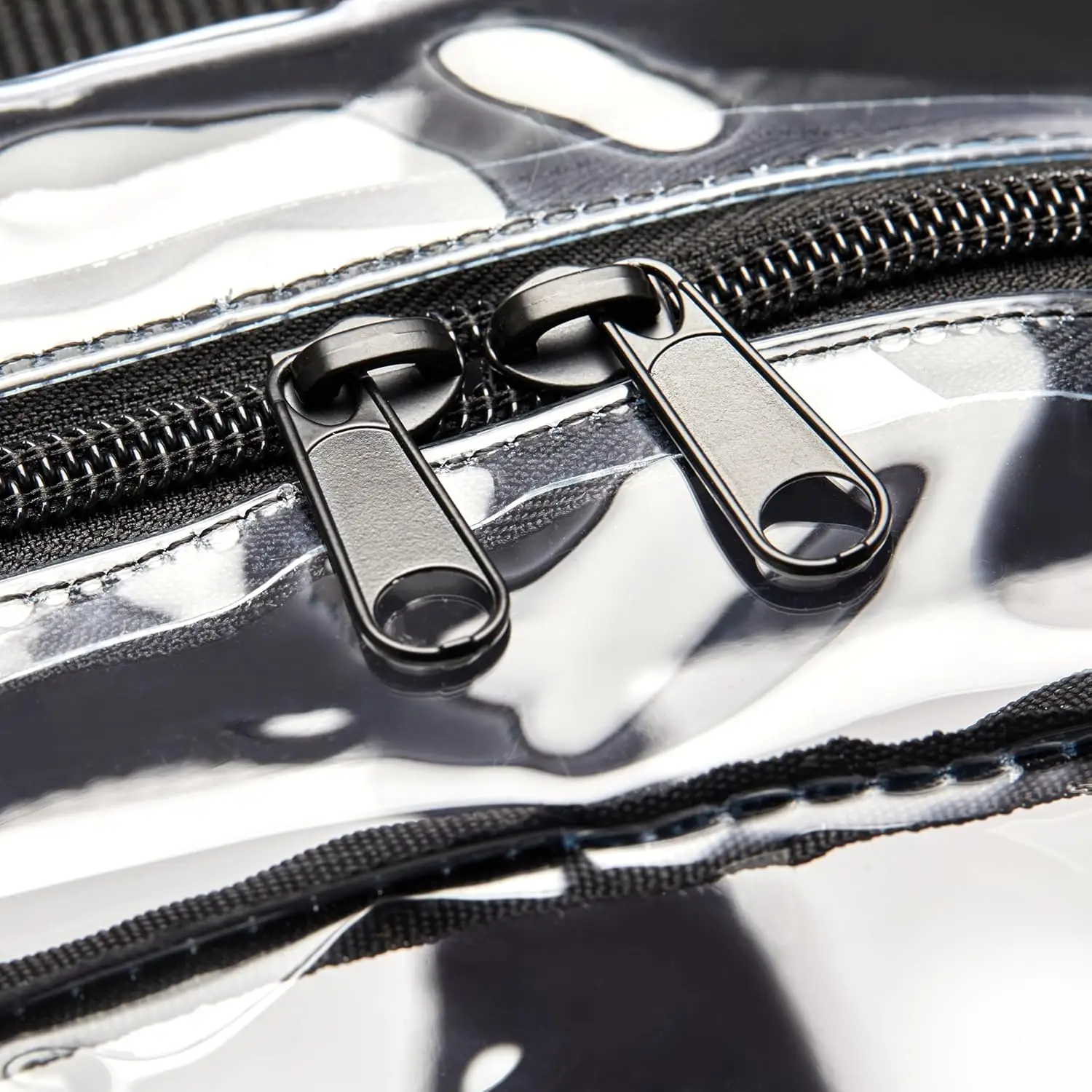 Zaino scolastico trasparente Nozioni di base, con materiale plastico in PVC resistente all'acqua e spallacci robusti rinforzati, Cl