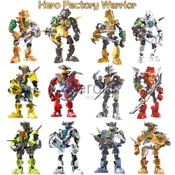 Star Warrior Hero Factory Action Figures Collection Building Blocks  Furno Nex Anime Soldiers Combination Mech Model Bricks Toys