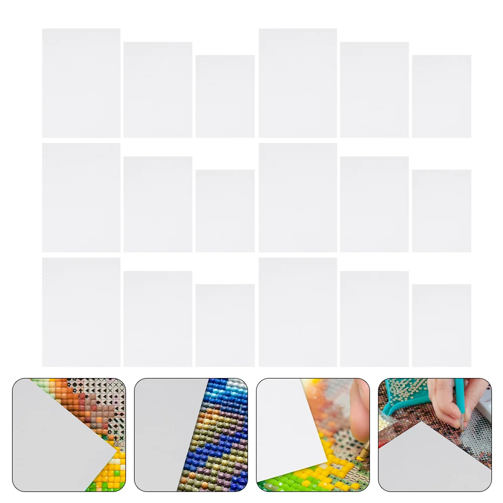 

30pcs Diamond Drawing Release Paper For Embroidery Cross Stitch Dust-Proof Protective Film Non-Stick Craft Supplies Diy Art