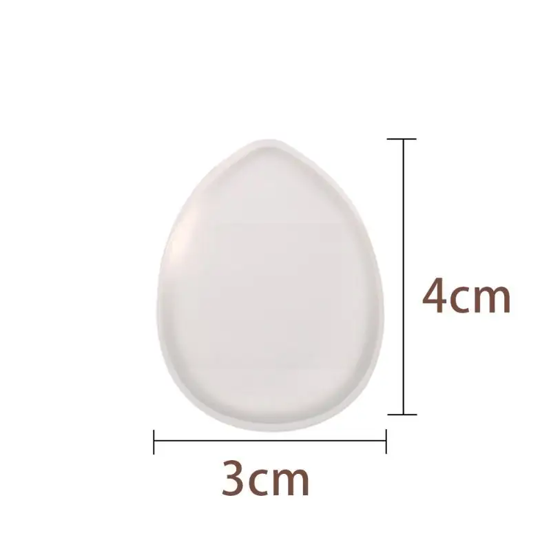 Silicone Makeup Sponge Transparent Makeup Foundation Sponge Non-Absorbing Water-Based Crystal Jelly BB Cushion Puff