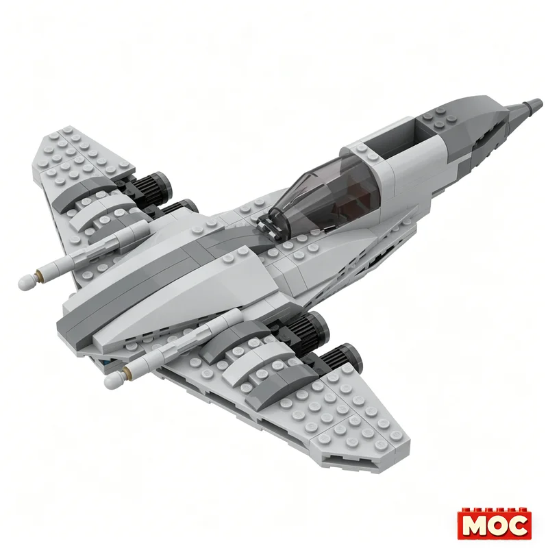 354PCS Customize G-Type Royal Starfighter Space War Ship MOC Creative Model DIY Assembly Education Toy Collection Festival Gift