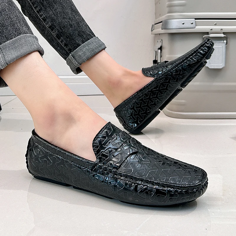 

MAEDEF/мужские лоферы, мужская повседневная обувь, модная мужская обувь, лоферы, мокасины, мужские туфли без шнуровки на плоской подошве, мужская обувь для вождения, Zapatos Hombre