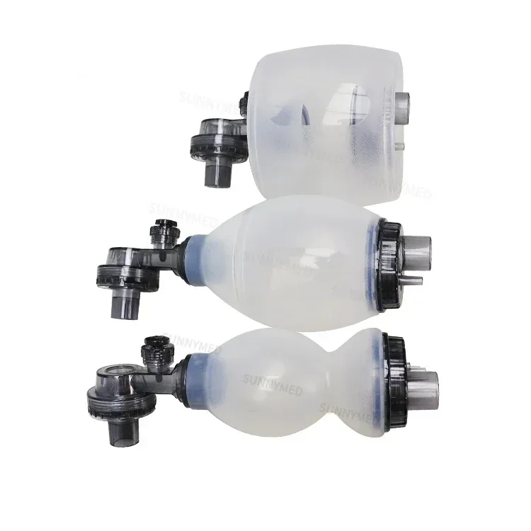 SY-K001 مجموعات الإسعافات الأولية الأكسجين Ambu حقيبة طبية يمكن التخلص منها وخالية من اللاتكس PVC سيليكون الإنعاش اليدوي