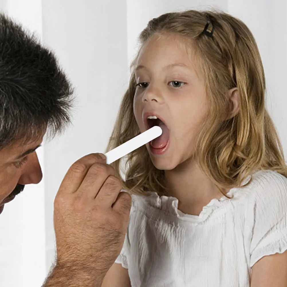 

50Pcs Disposable Dental Tongue Depressor Sticks Clinic Medical Diagnostic Mouth Diagnostic Tongue Sticks Bulk