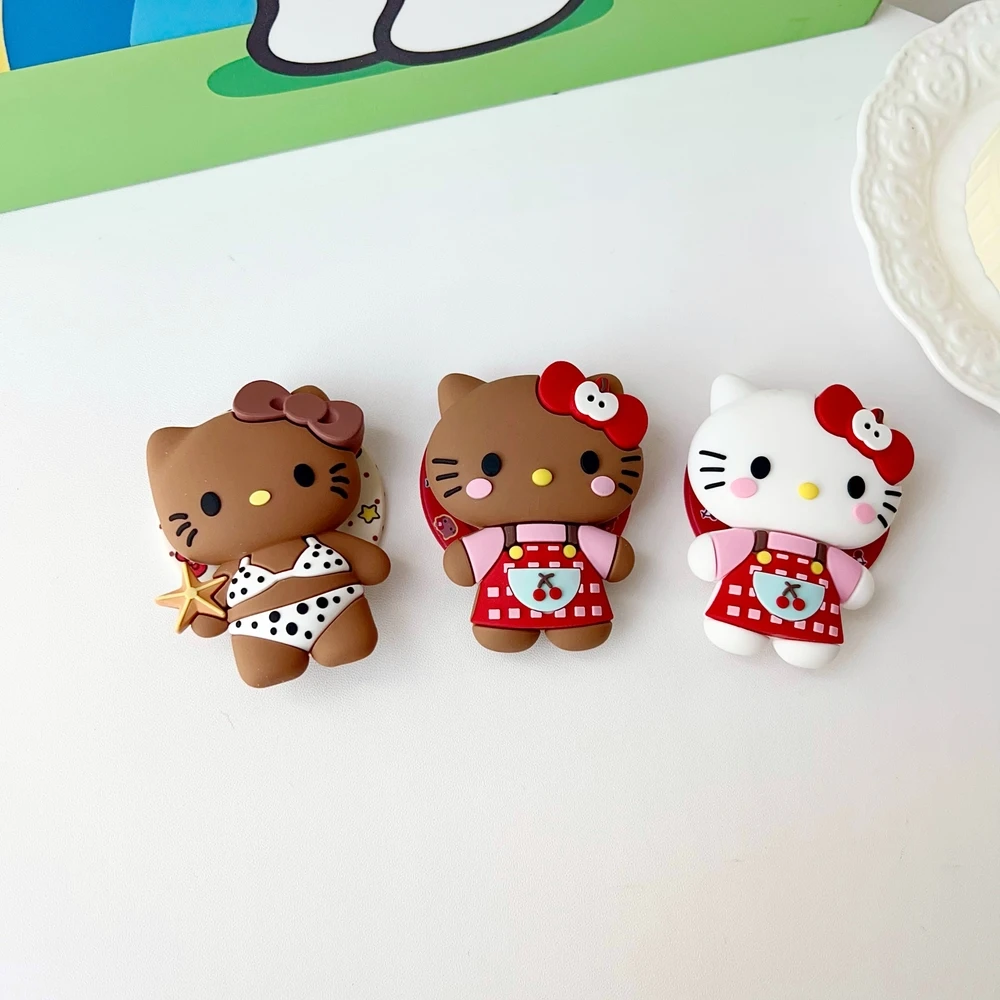 Soporte magnético de dibujos animados Sanrio Hello Kitty, soporte para teléfono Tok Griptok, soporte para iPhone Samsung Magsafe Smart Tok