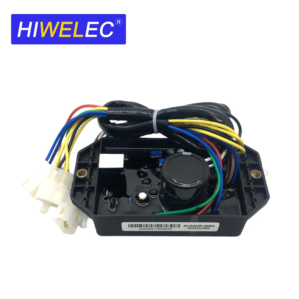 Generator AVR KI-DAVR-50S3 5KW Three Phase Automatic Voltage Regulator Kipor PLY-DAVR 50S3 Control Voltage Board