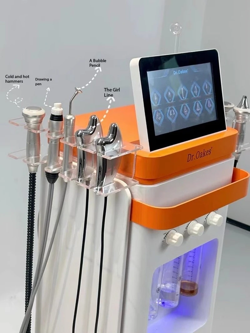 Skin Management Comprehensive Instrument, Size Bubble Cleaning Water Oxygen Injection Instrument, Used for Acne and Blackhead