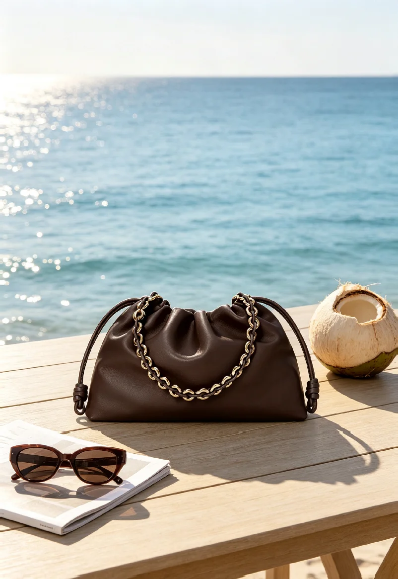 Unique Leather Work - Damen-Designer-Handtasche im klassischen Stil, einzigartiges Texturdesign,