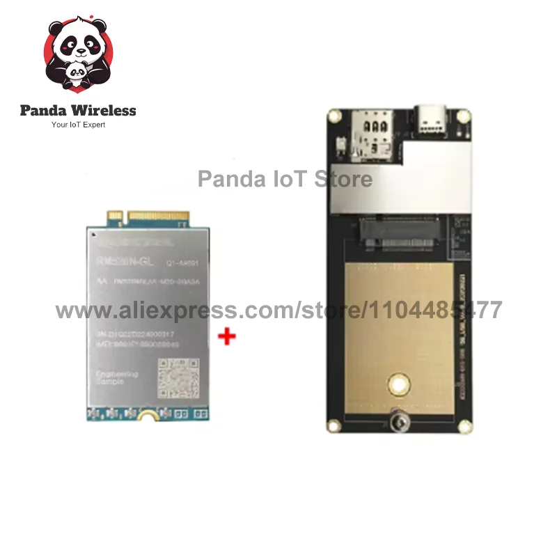 Free ship Quectel RM520NGLAA-M20-SGASA RM530NGLAA-M20-SGASA coverage Module High Speed for Sub-6 GHz M.2 Applications with kits