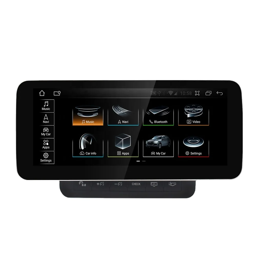 Voyeego 10.25inch Car DVD Player A4 A5 A6 B8 C6 Q5 Q7 MMI 2G 3G Multimedia Player 2Din Carplay Stereo GPS DVD Head Unit