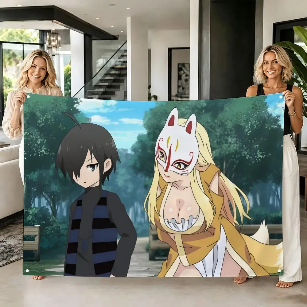 Fantasy Anime K-Kiitarou Shounen no Youkai Enikki Flags Tapestry Creative Pattern Photo Living Room Wall Art Party Outdoor Decor
