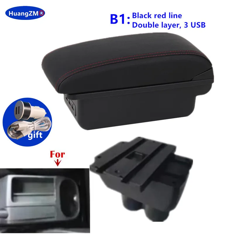 Voor VW Touran Caddy Armsteun Doos Voor Volkswagen VW Touran Caddy Centrale opbergdoos Interieur Gewijd Retrofit Auto Accessoires