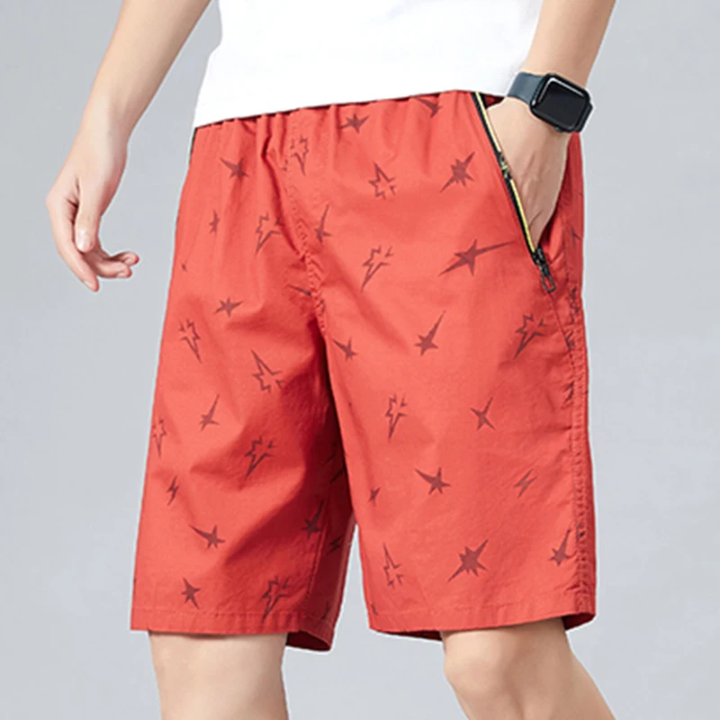 Summer Men\'s Shorts Baggy Casual Sports Jogger Shorts Big Size 6XL Man Beach Print Shorts Swimsuit Quick Dry  Board Shorts