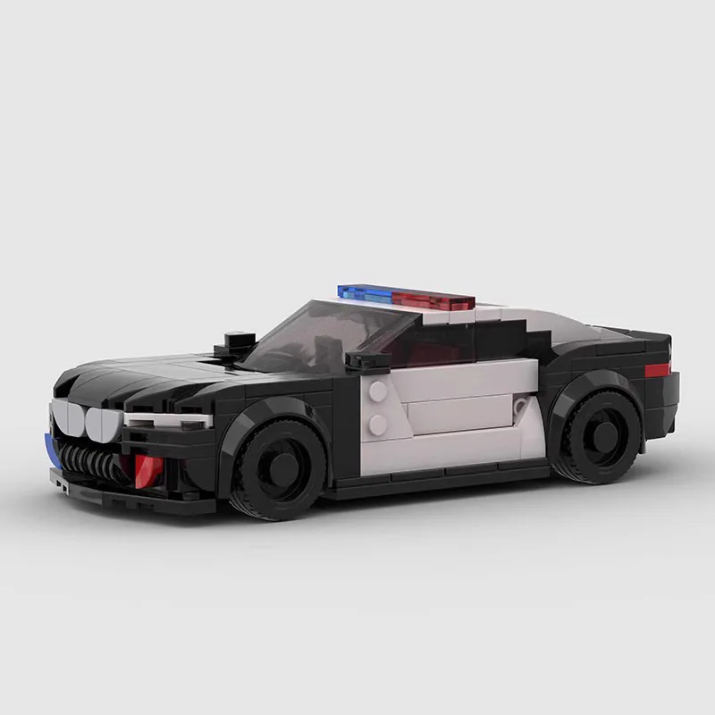 Hot M8 Speed Champions Police Racer Cars City Sports Patrol Wagon Vehicle Building Blocks Creative Garage Toys for Boys Birthday