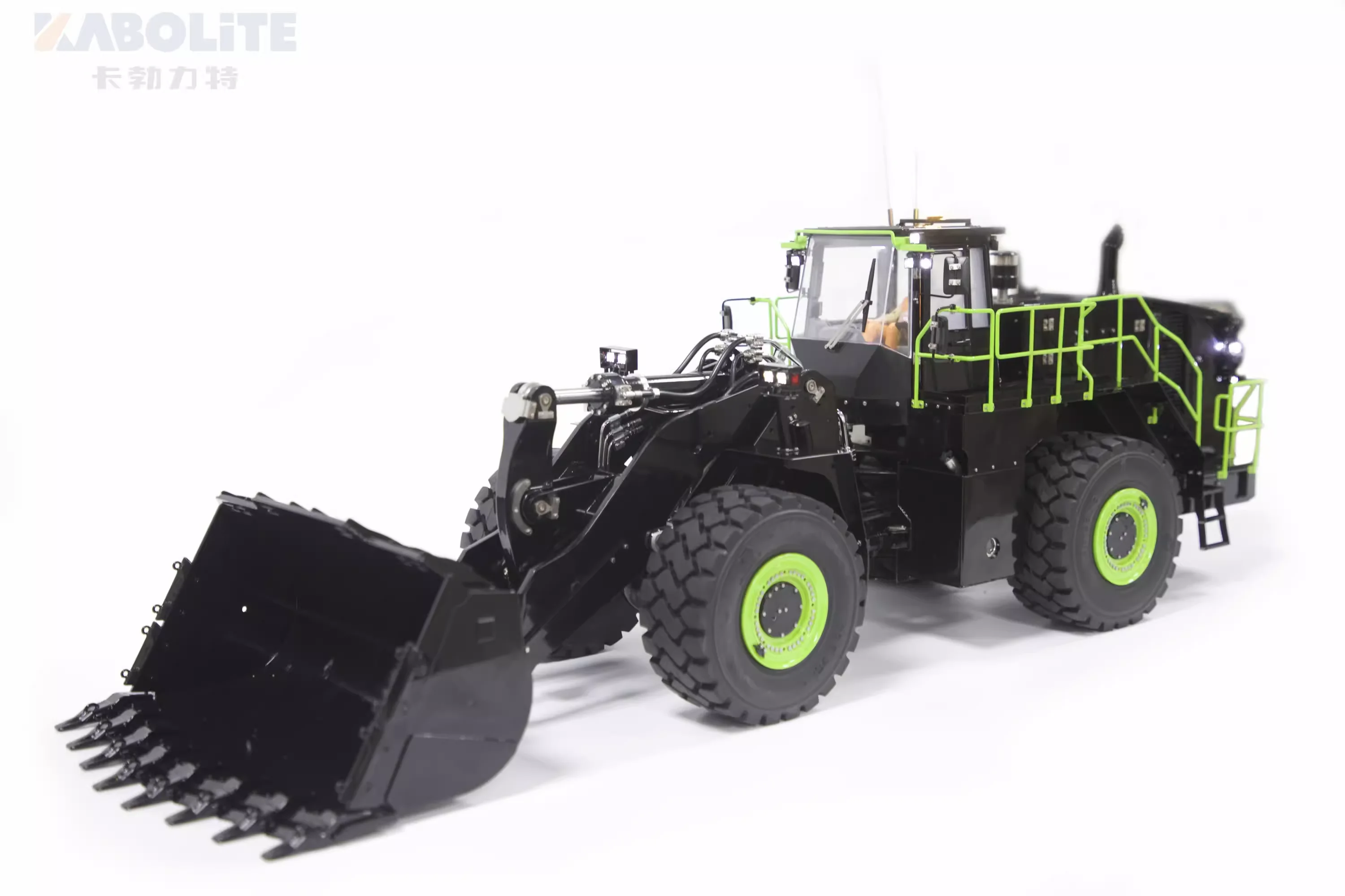 KABOLITE K988 1/14 RC Hydraulic Loader Upgraded Version With Light And Sound System Remote Control Model Boy Toy