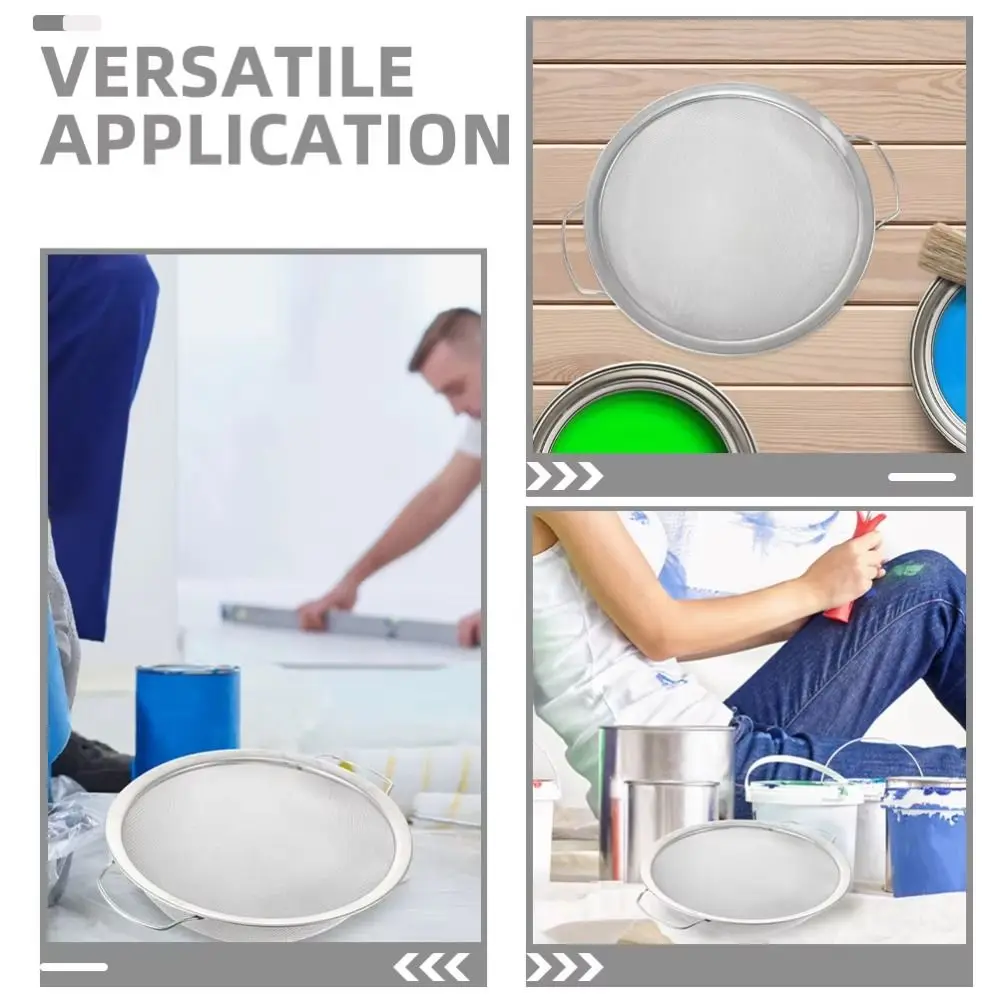 Emulsion Paint Stainless Steel Paint Strainer Reusable Gallon Bucket Stainless Steel Filter Fine Mesh Mesh Screen Latex Paint