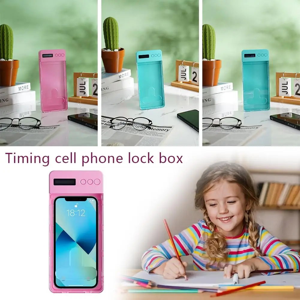 Universal Smartphone Timing Lock Box Student Self-discipline Phone Develop Box Timer Phone Lock Use Self-control Restrict W S0b2