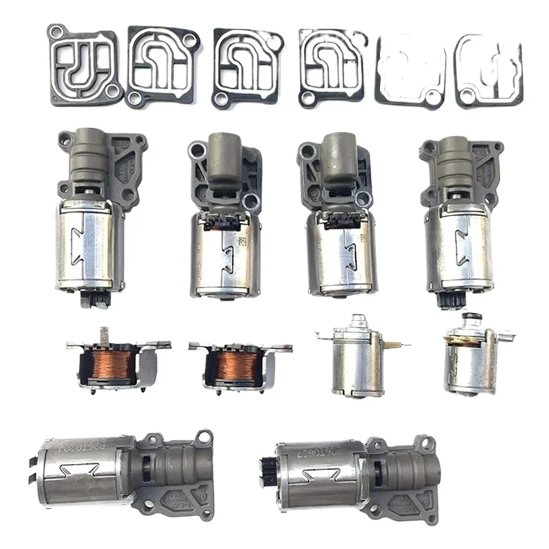 DIVITIAE 10PCS DQ500 DL501 0B5 Automatic Transmission Solenoid Set Suit For A4 A6 A7 Q5 7-Speed 08-11