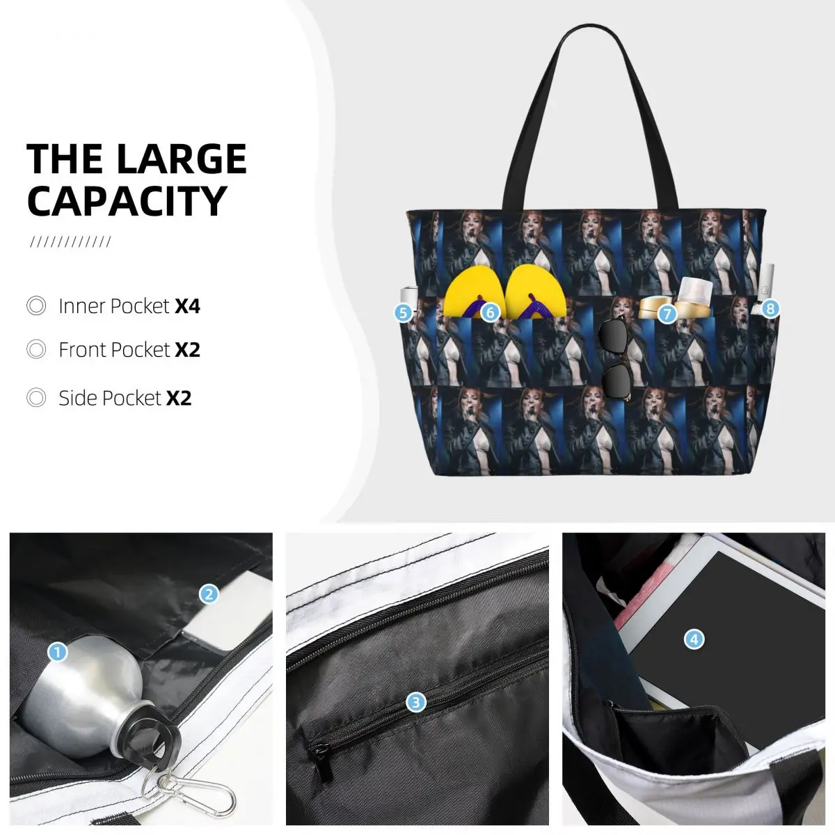 Mylene Farmer Beach Tote Bag S - Women Bags Farmers avaliação e preço