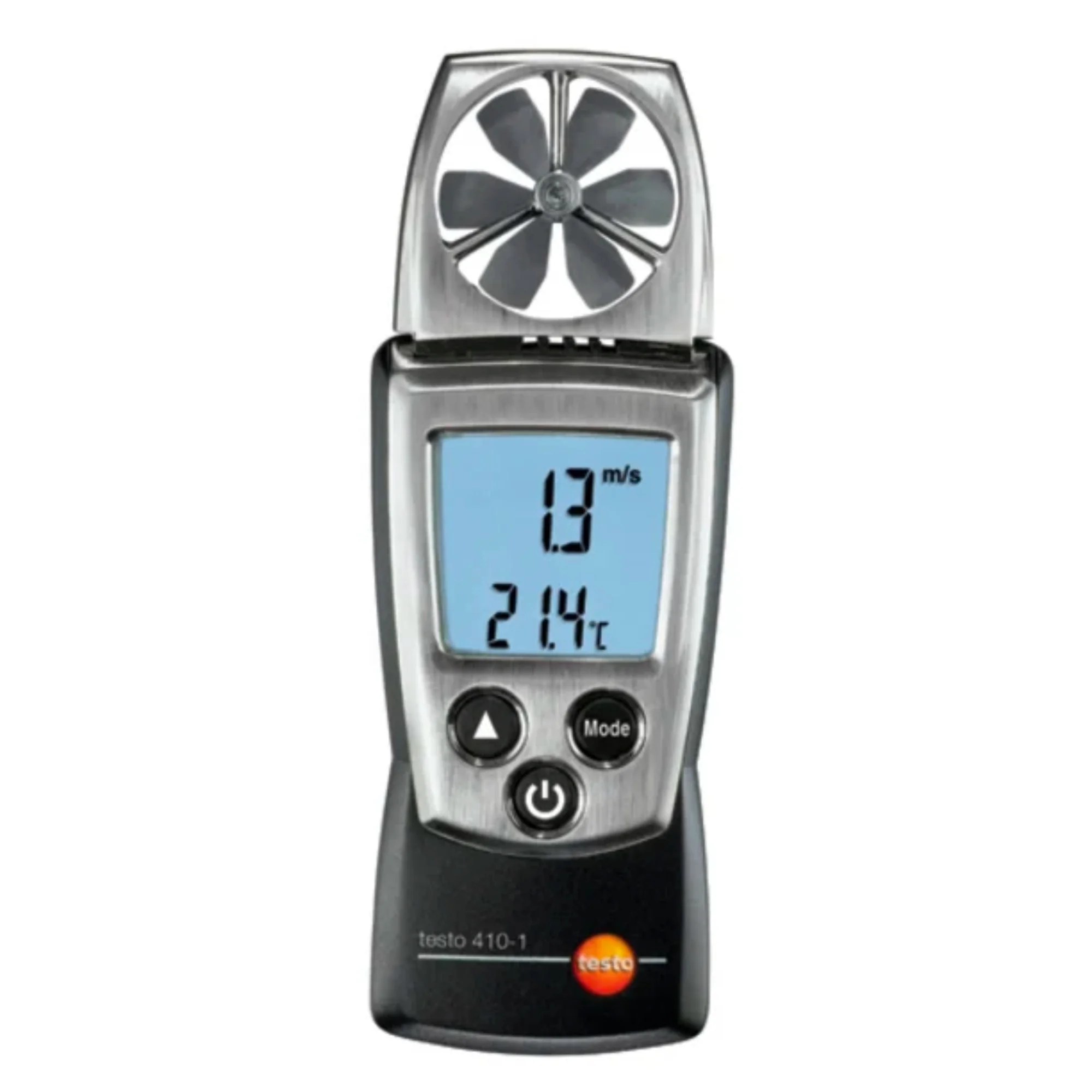 

2026 Hot Sale Mini Size Testo 410-1 Vane Anemometer for Measuring air Velocity and air Temperature, Portable Anemometer
