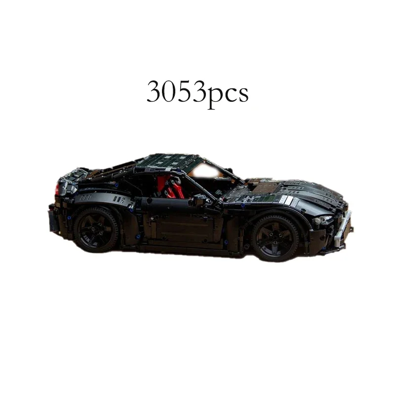 MOC-69993 Black GT Supercar 1:10 Building Block Model Educational Puzzle Child Birthday Toy Gift 3053pcs