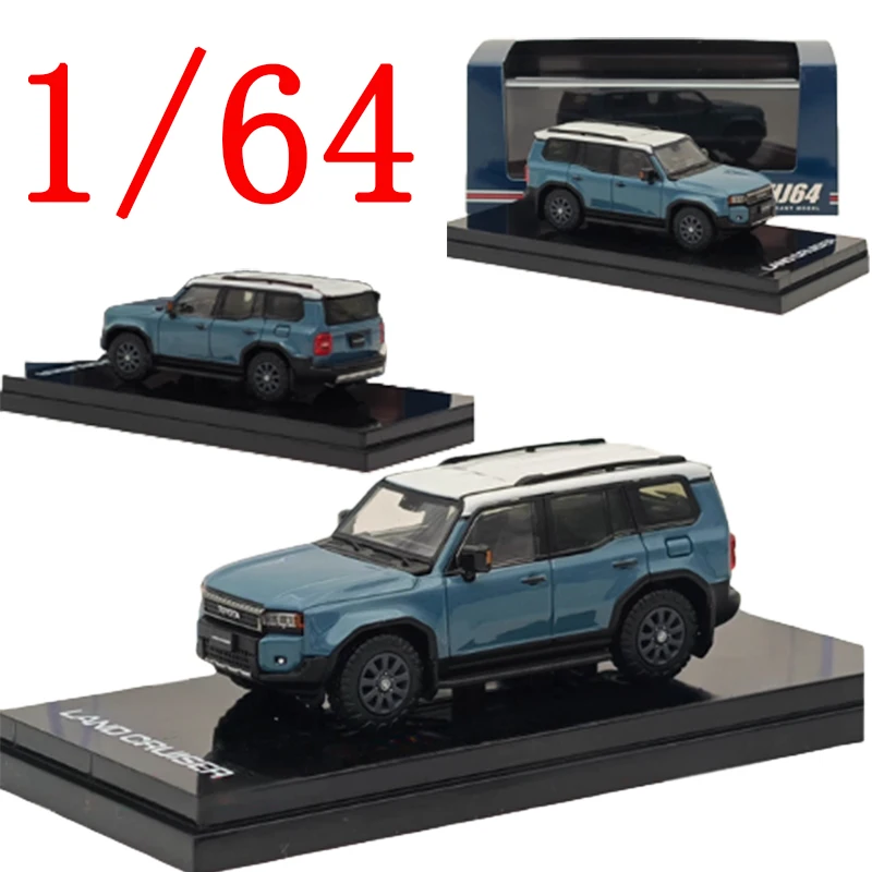 

Hobby Japan Diecast 1/64 Scale Toyota Alloy Model Cars Toyota Land Cruiser LC250（LHD）Q301 Collectible Play Vehicles